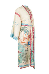 SOLEIL - Tropical Patterned Kimono