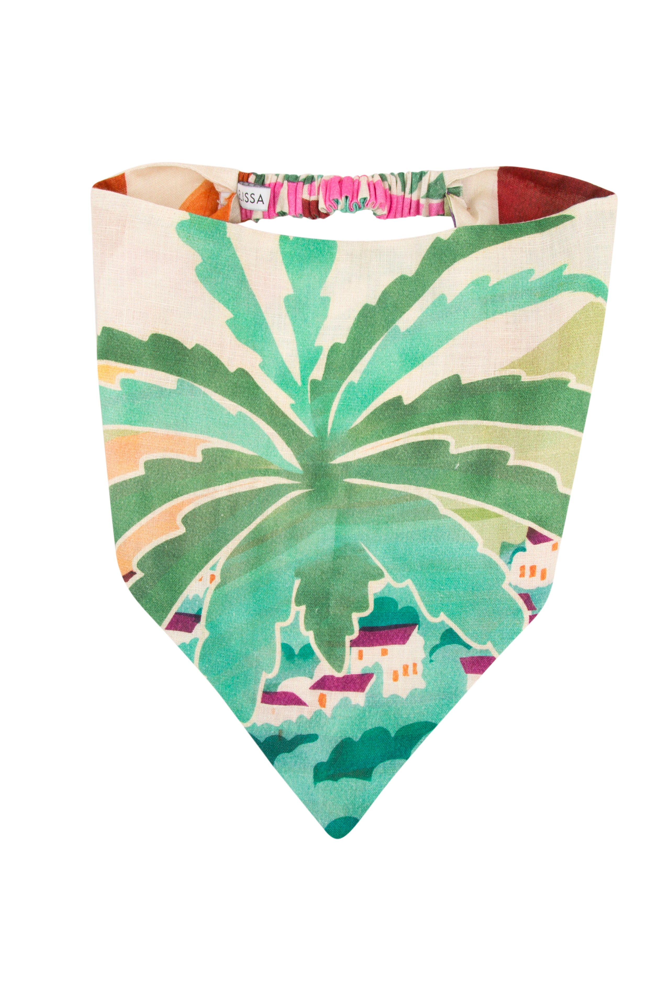 AZURE - Tropical Patterned Bandana