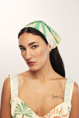 AZURE - Tropical Patterned Bandana