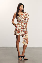 SERENA - Ethnic Patterned Mini Dress
