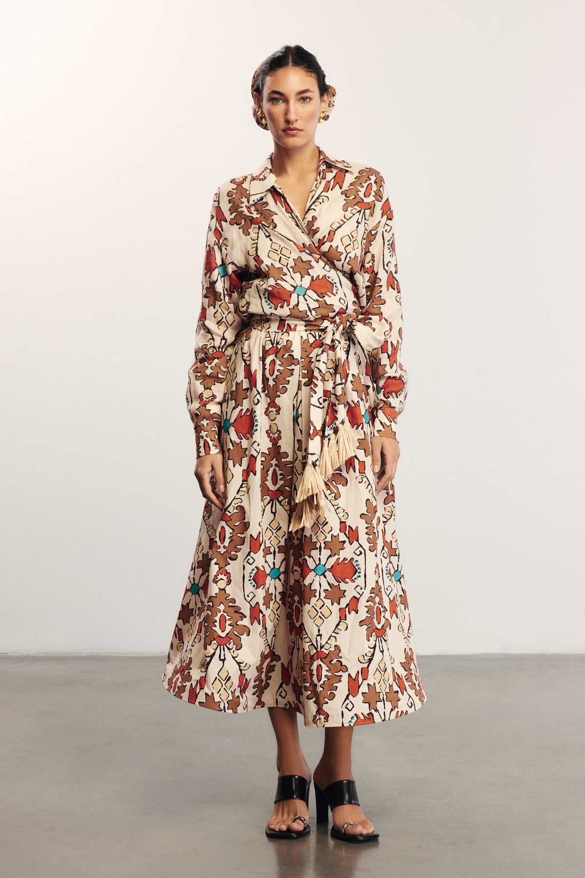 SERENA - Ethnic Patterned Maxi Skirt
