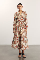 SERENA - Ethnic Patterned Maxi Skirt