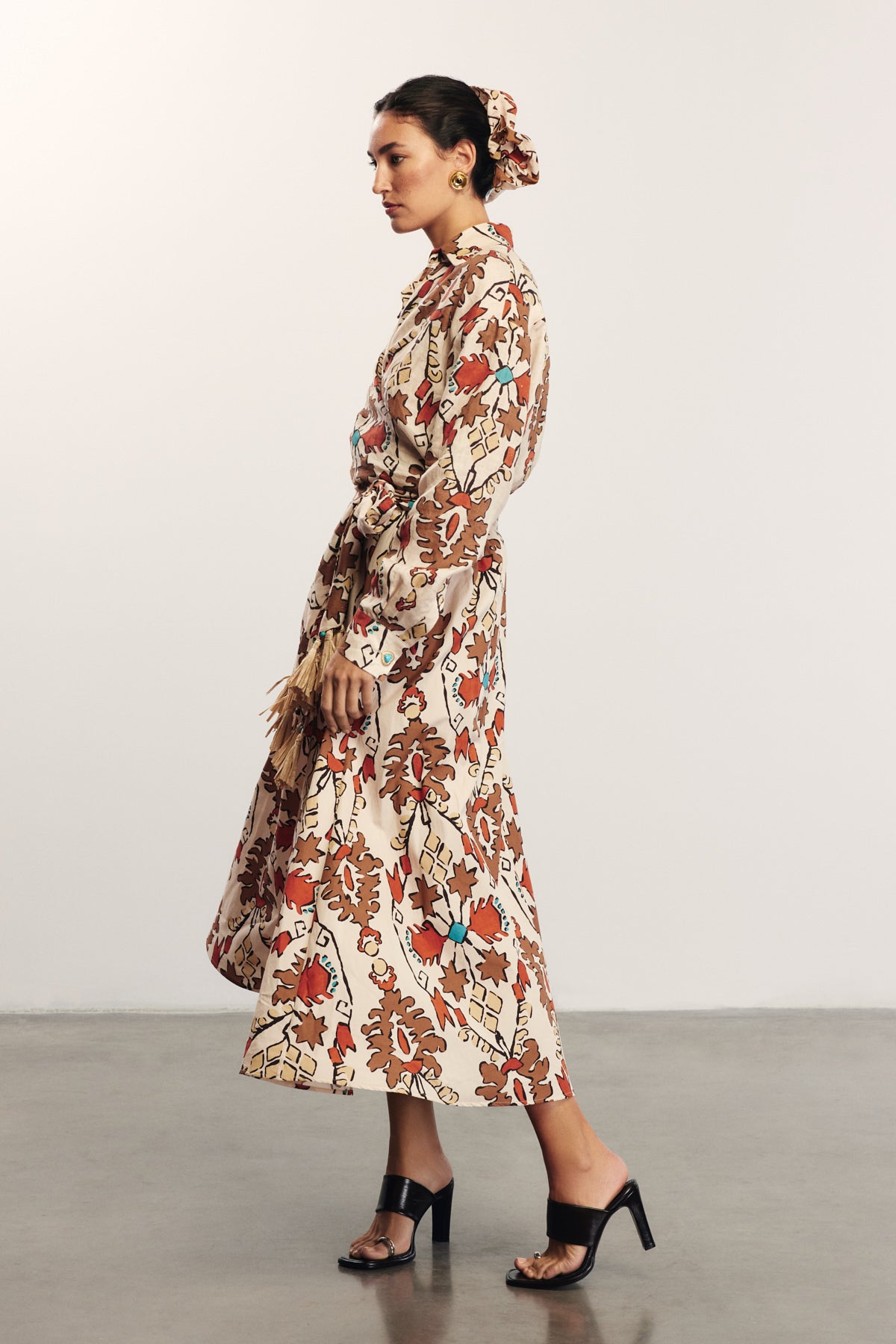 SERENA - Ethnic Patterned Maxi Skirt
