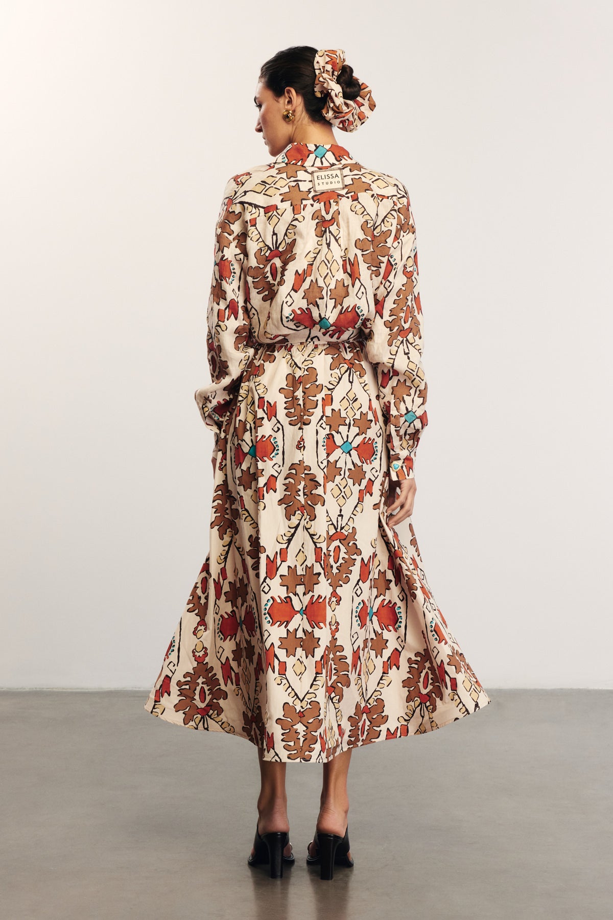 SERENA - Ethnic Patterned Maxi Skirt
