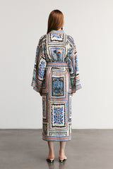 HAVANA - Patterned Linen Kimono