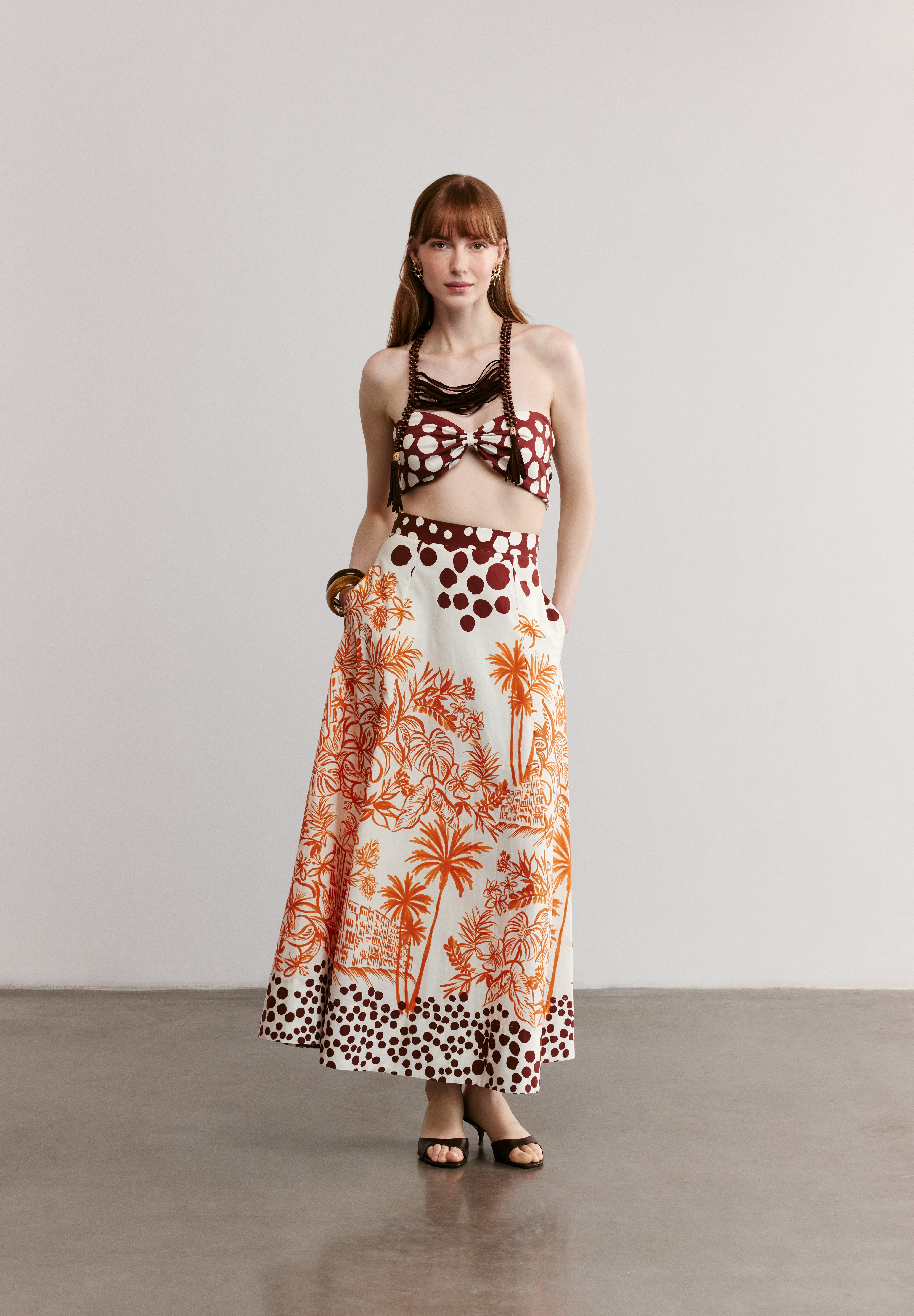 POSITANO - Patterned  Bustier