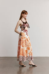 POSITANO - Patterned Maxi Skirt
