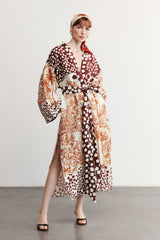 POSITANO – Patterned Linen Kimono
