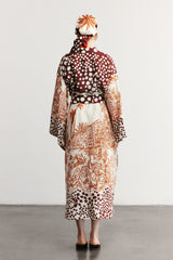 POSITANO – Patterned Linen Kimono