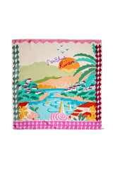 AZURE - Summer Patterned Scarf