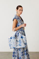 PEDRO – Ethnic Patterned Rope Handle Bag