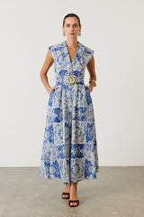 PEDRO – Ethnic Patterned Maxi Dress