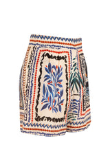 HAVANA - Patterned Linen Shorts