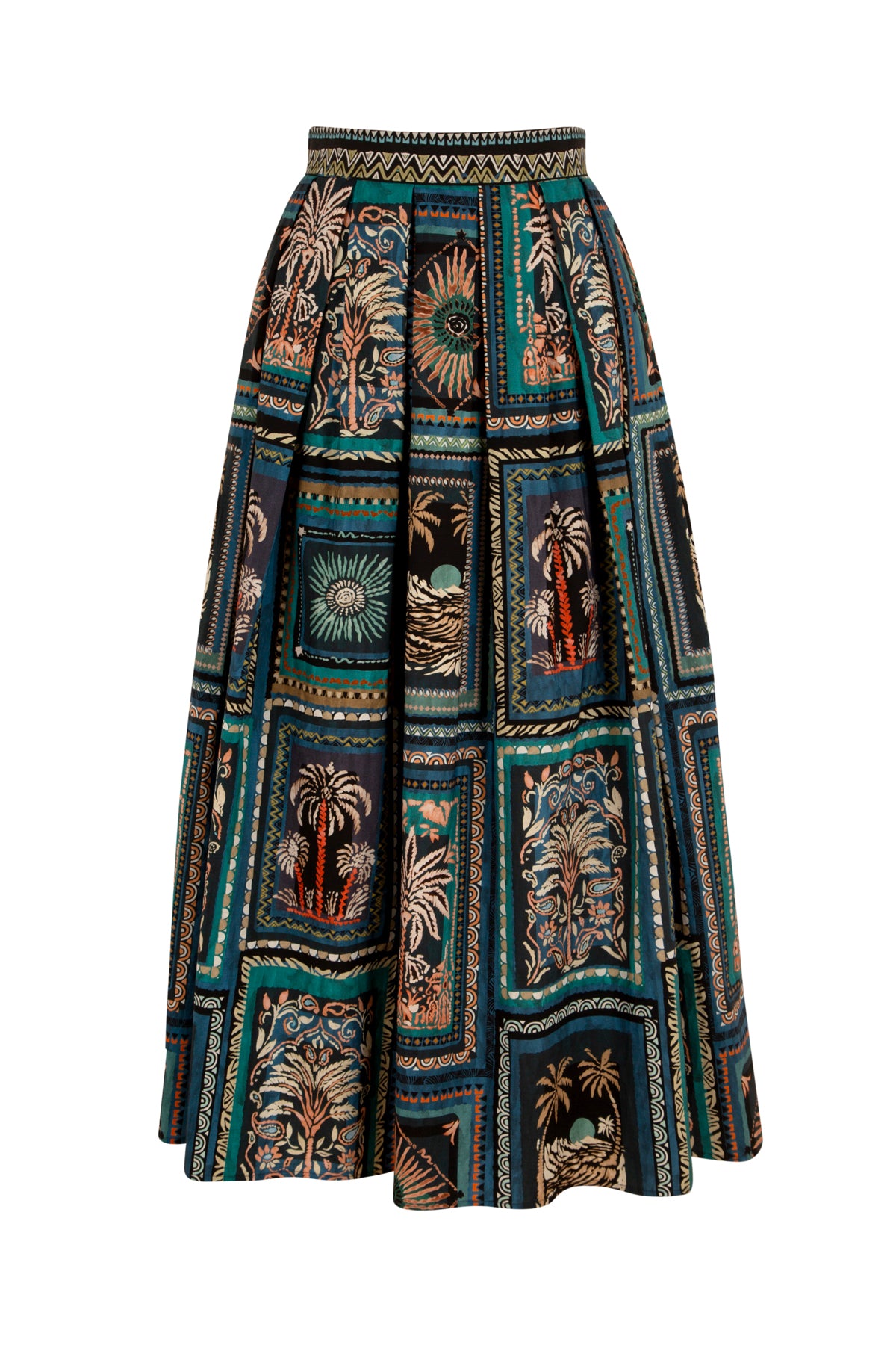 HAVANA - Patterned Maxi Skirt