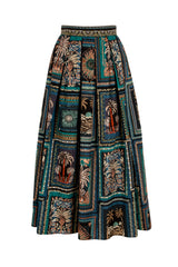 HAVANA - Patterned Maxi Skirt