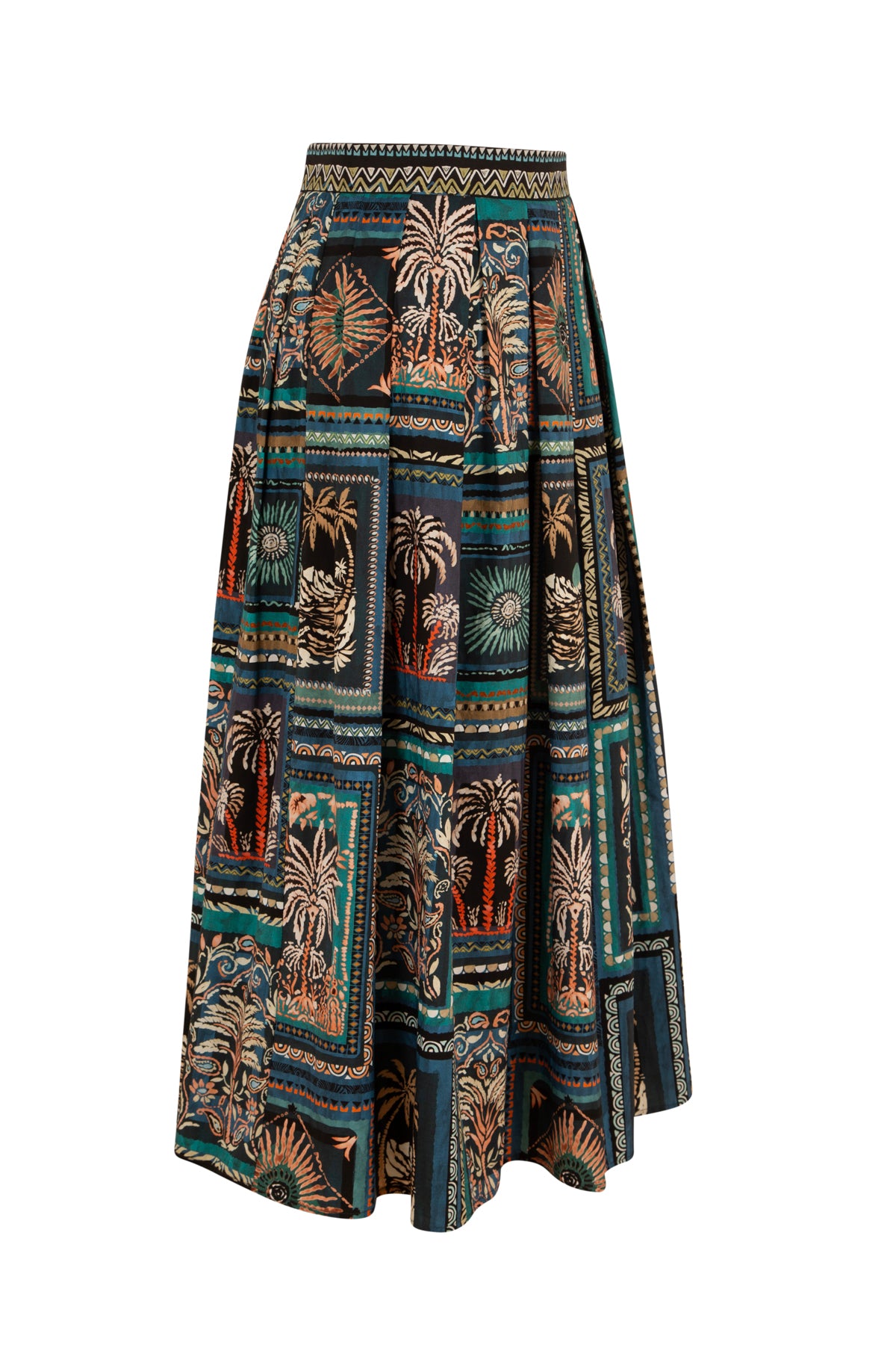 HAVANA - Patterned Maxi Skirt