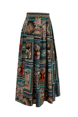 HAVANA - Patterned Maxi Skirt