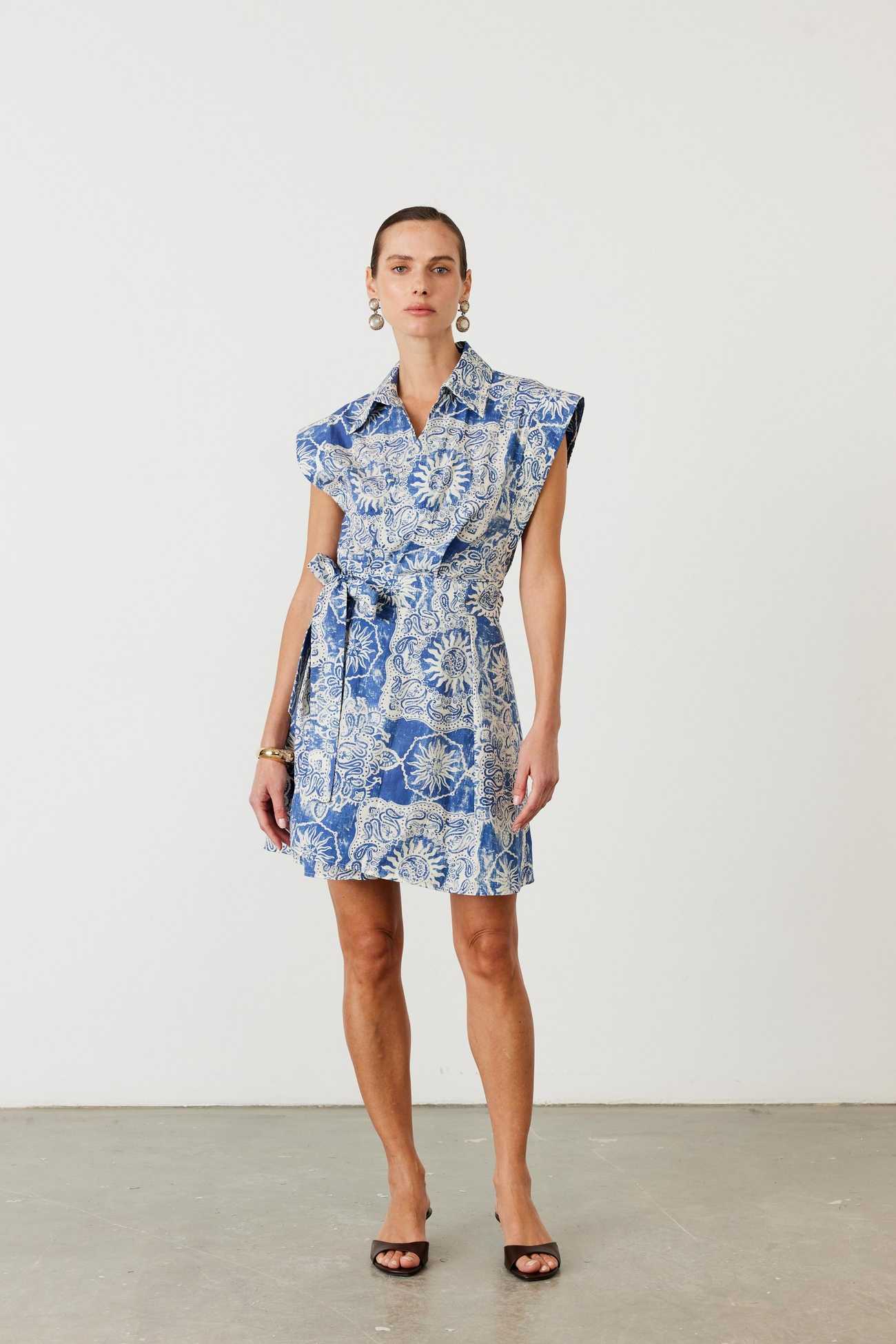PEDRO – Ethnic Patterned Mini Dress