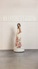 LOLA - Shawl Patterned Strappy Linen Maxi Dress